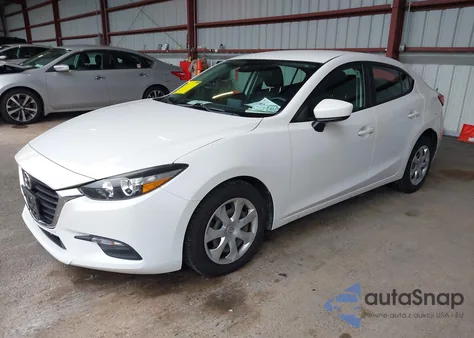 2018 Mazda Mazda3 Sport z USA, uszkodzony, nr VIN 3MZBN1U74JM196804